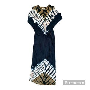 Young Fabulous & Broke Bennet Tie Dye Long Sleeve Maxi Dress Size Small